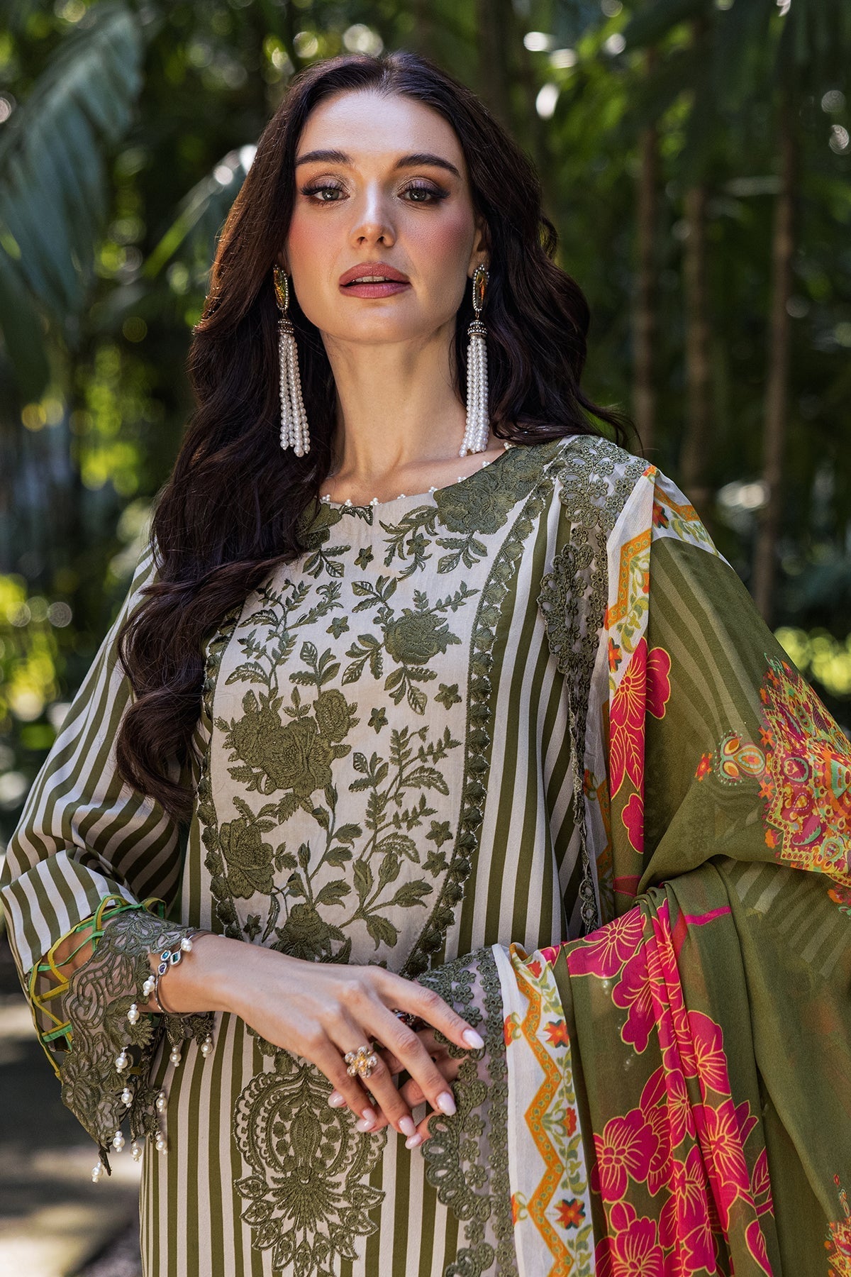 Charizma | Naranji Lawn | CN5-07 M Mint Green Lawn