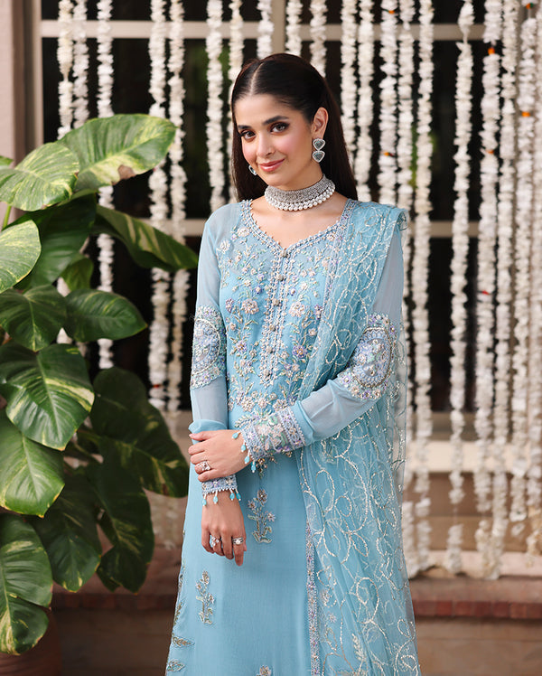 Roheenaz | Aangan Chiffon Collection 25 | Wafa - Pakistani Designer Dress - by Roheenaz - Type : Ladies Clothes - 100% Original at Saira Sultan