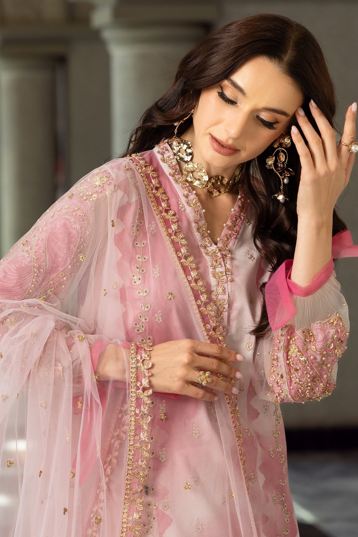 Charizma | Festive Limited Edition 25 | ED5-06 XL Pink Lawn