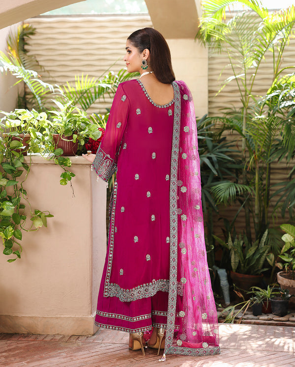 Roheenaz | Aangan Chiffon Collection 25 | Eira - Pakistani Designer Dress - by Roheenaz - Type : Ladies Clothes - 100% Original at Saira Sultan
