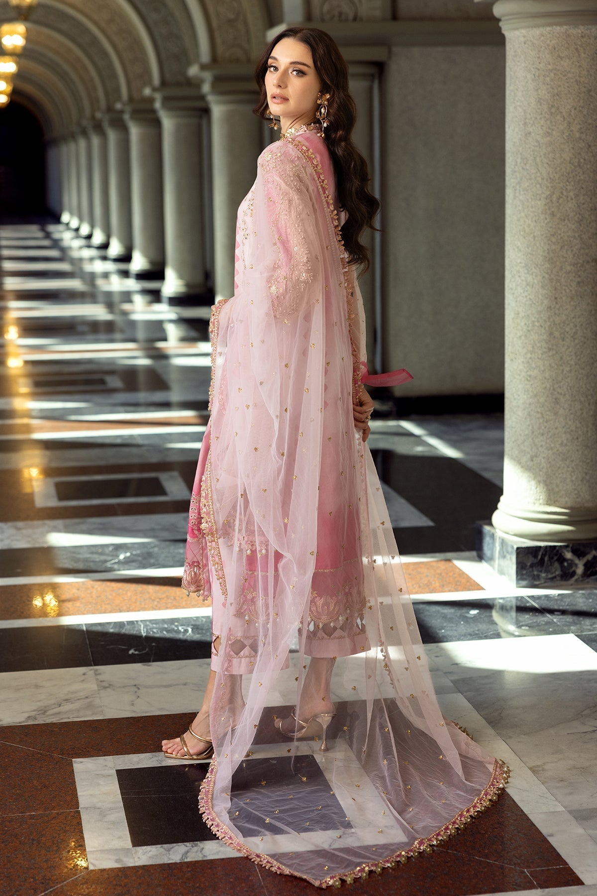 Charizma | Festive Limited Edition 25 | ED5-06 S Pink Lawn