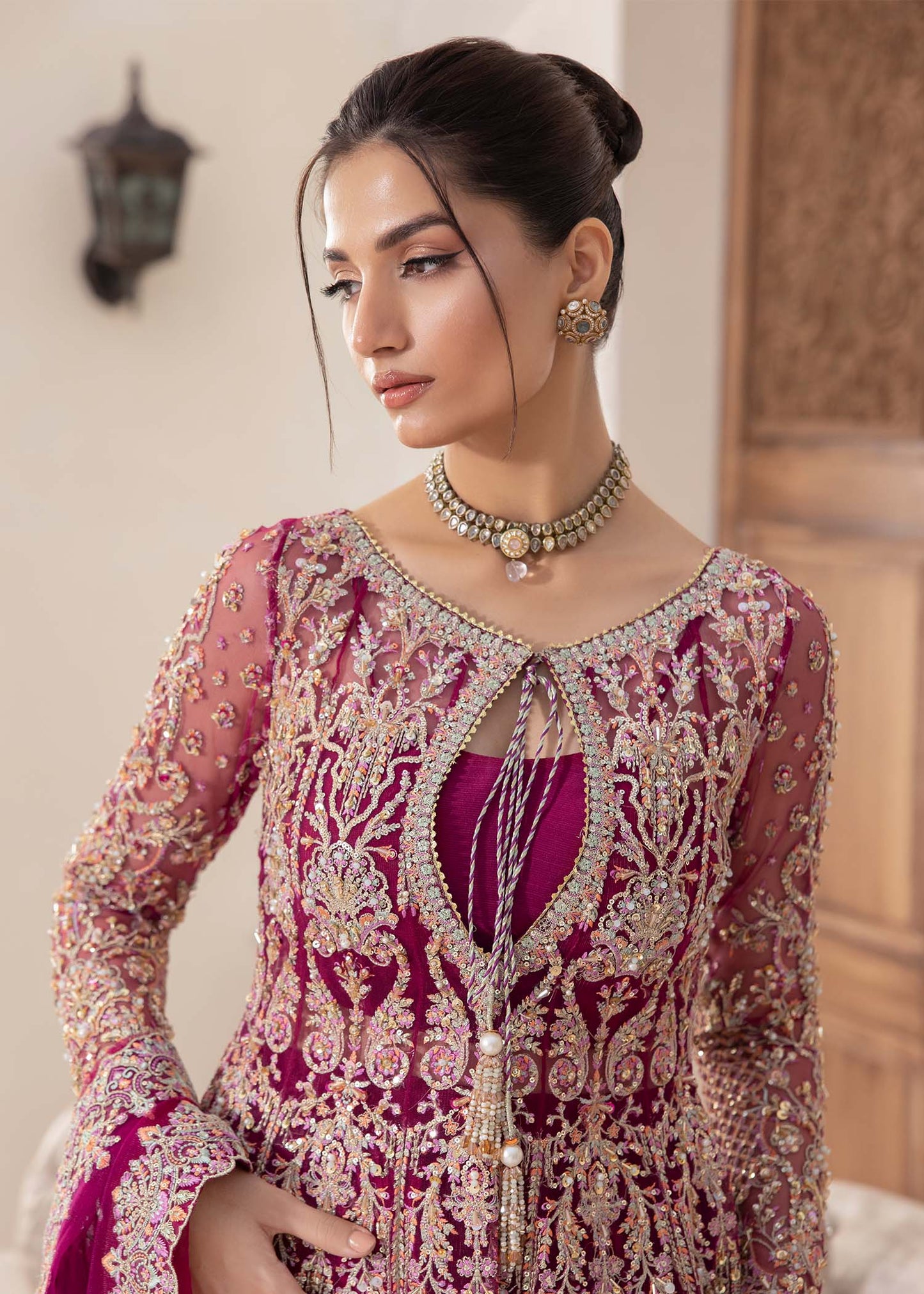 Kanwal Malik | Mirha Eid Luxury Pret 25 | Kaira XL Plum Net