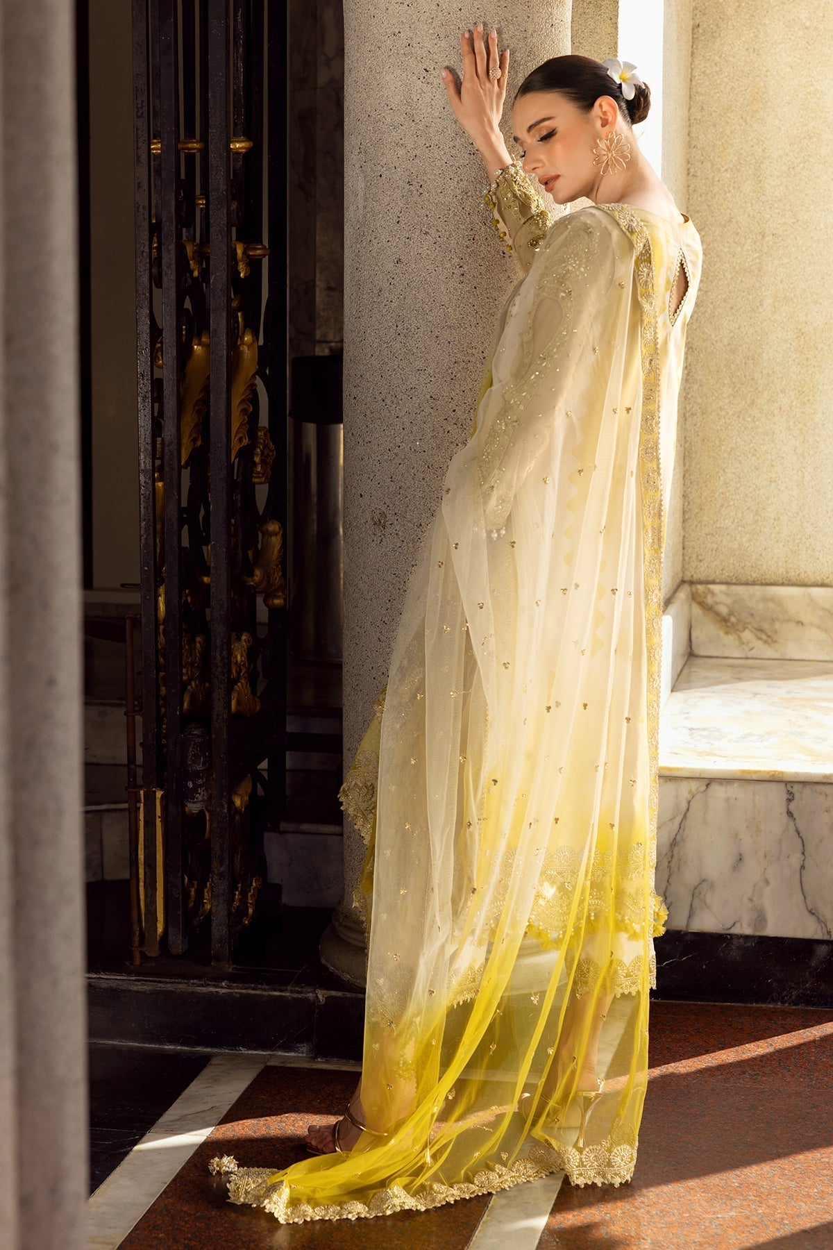 Charizma | Festive Limited Edition 25 | ED5-04 M Pastel Yellow Lawn