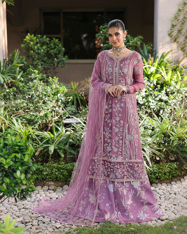 Roheenaz | Aangan Chiffon Collection 25 | Arooj - Pakistani Designer Dress - by Roheenaz - Type : Ladies Clothes - 100% Original at Saira Sultan