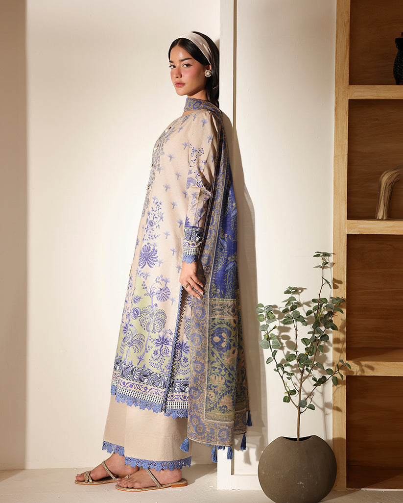 Roheenaz | Pareesa Cambric | Rumaisa - Pakistani Designer Dress - by Roheenaz - Type : Ladies Clothes - 100% Original at Saira Sultan