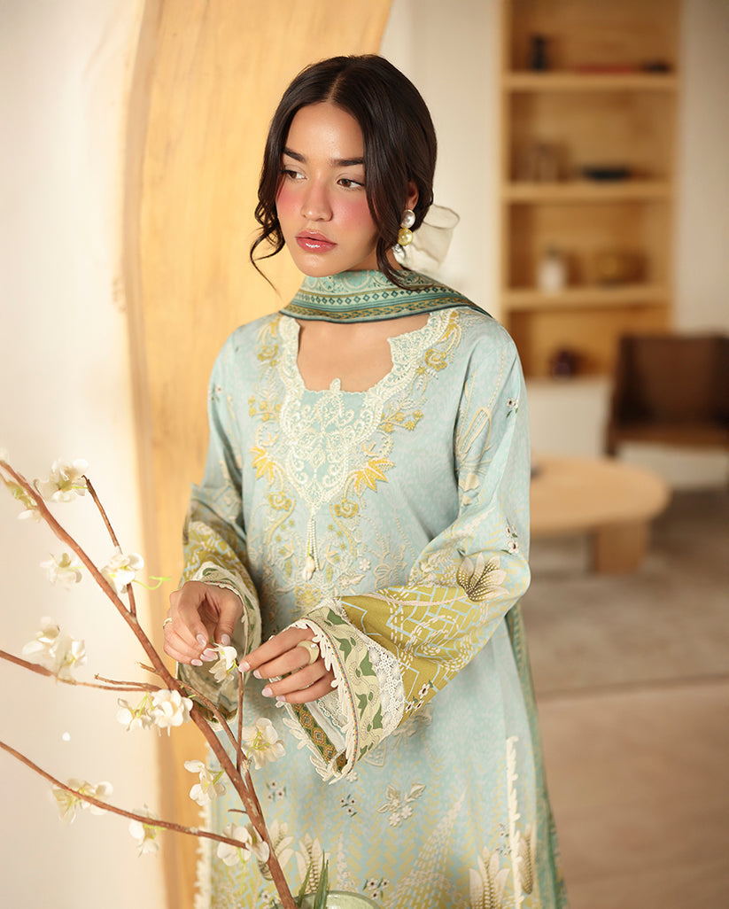Roheenaz | Pareesa Cambric | Zirwa - Pakistani Designer Dress - by Roheenaz - Type : Ladies Clothes - 100% Original at Saira Sultan