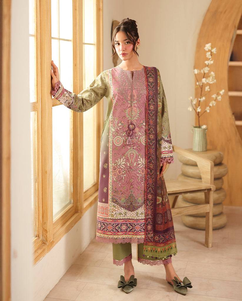 Roheenaz | Pareesa Cambric | Ruhaab - Pakistani Designer Dress - by Roheenaz - Type : Ladies Clothes - 100% Original at Saira Sultan