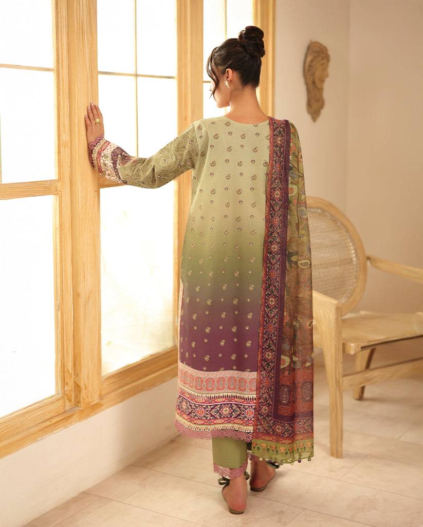 Roheenaz | Pareesa Cambric | Ruhaab - Pakistani Designer Dress - by Roheenaz - Type : Ladies Clothes - 100% Original at Saira Sultan