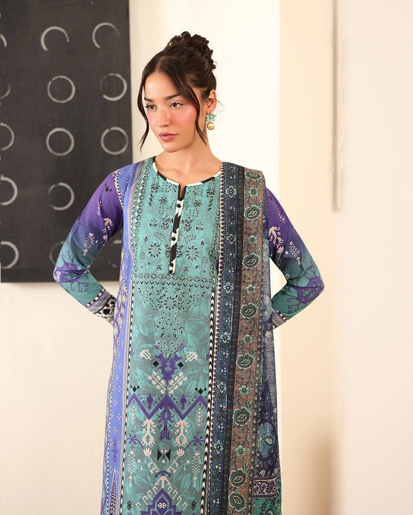 Roheenaz | Pareesa Cambric | Fabeha - Pakistani Designer Dress - by Roheenaz - Type : Ladies Clothes - 100% Original at Saira Sultan