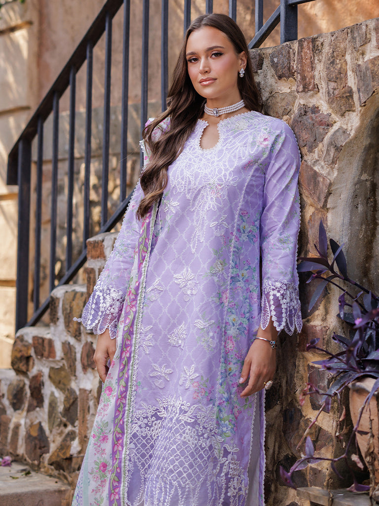 Rajbari | Floral Symphony Lawn 25 | RB-11 XL Lilac Lawn