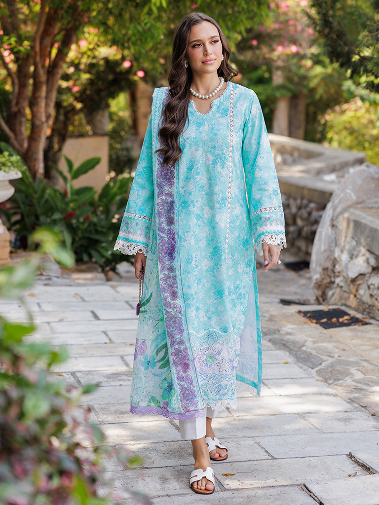 Rajbari | Floral Symphony Lawn 25 | RB-09 XS Ferozi Lawn