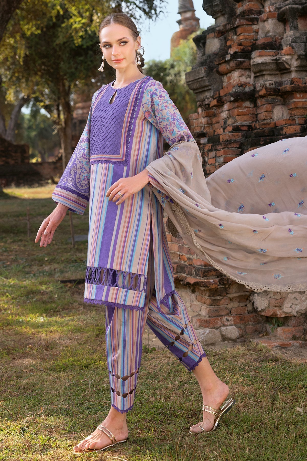 Charizma | Print Melody 25 | PM5-02 S Lavender Lawn