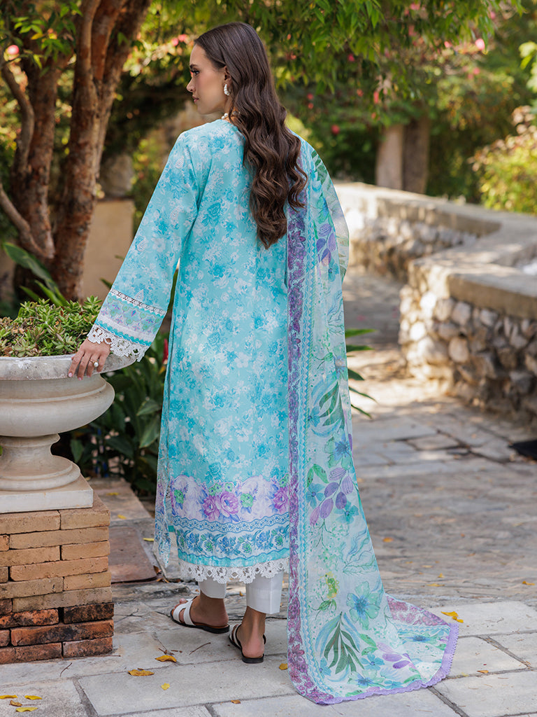 Rajbari | Floral Symphony Lawn 25 | RB-09 S Ferozi Lawn