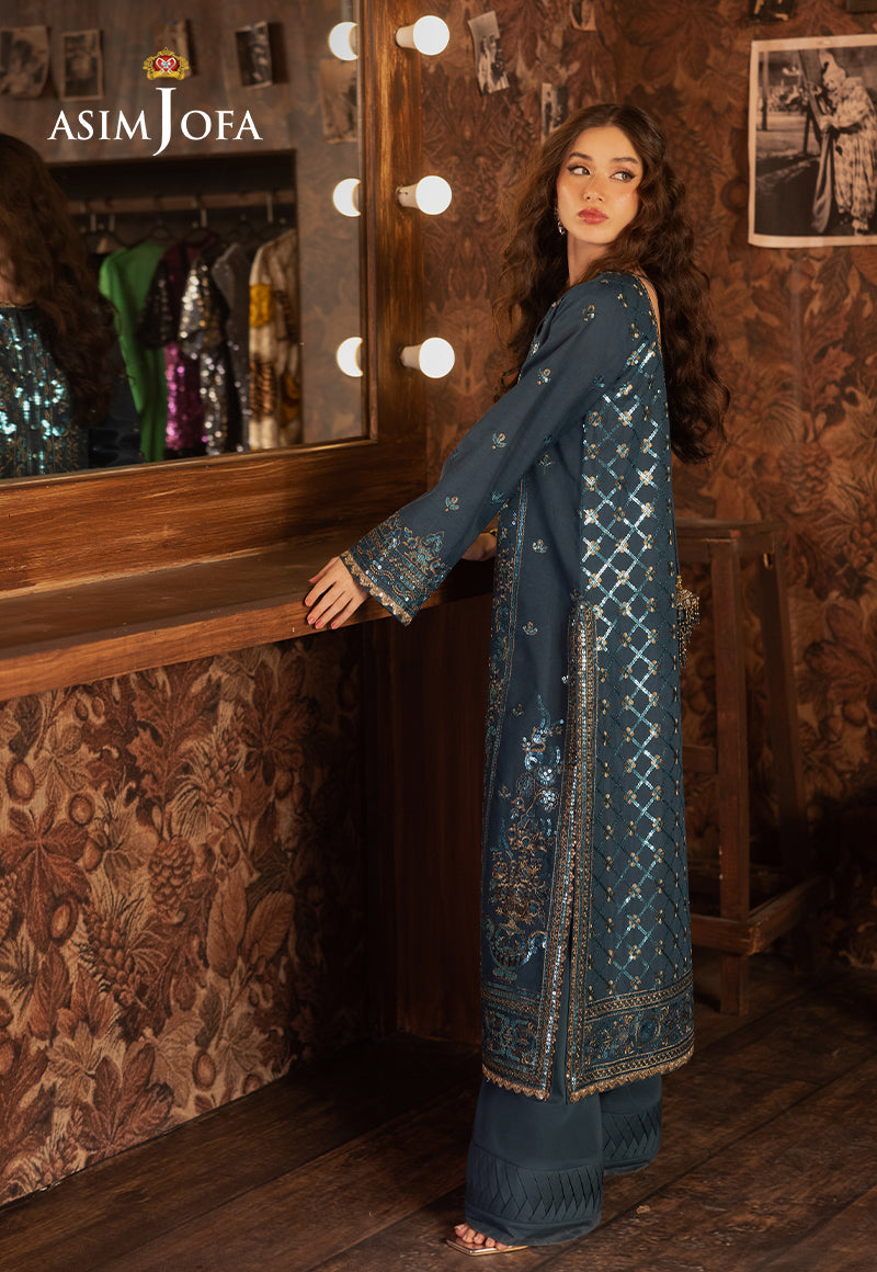 Asim Jofa | Festive Opulence | AJFO-10 Custom Size Zinc Paper Cotton