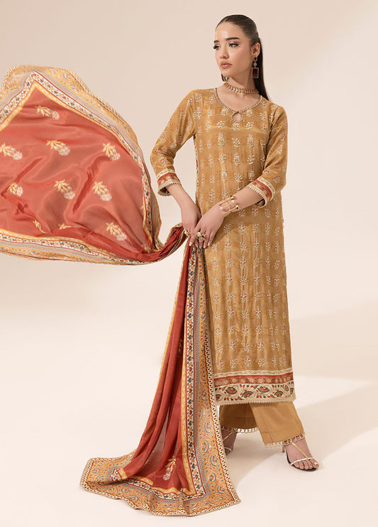 Sahane | Suay Silk Handwork Edit | CT-15002 MAYA - SUAY XS Brown Silk