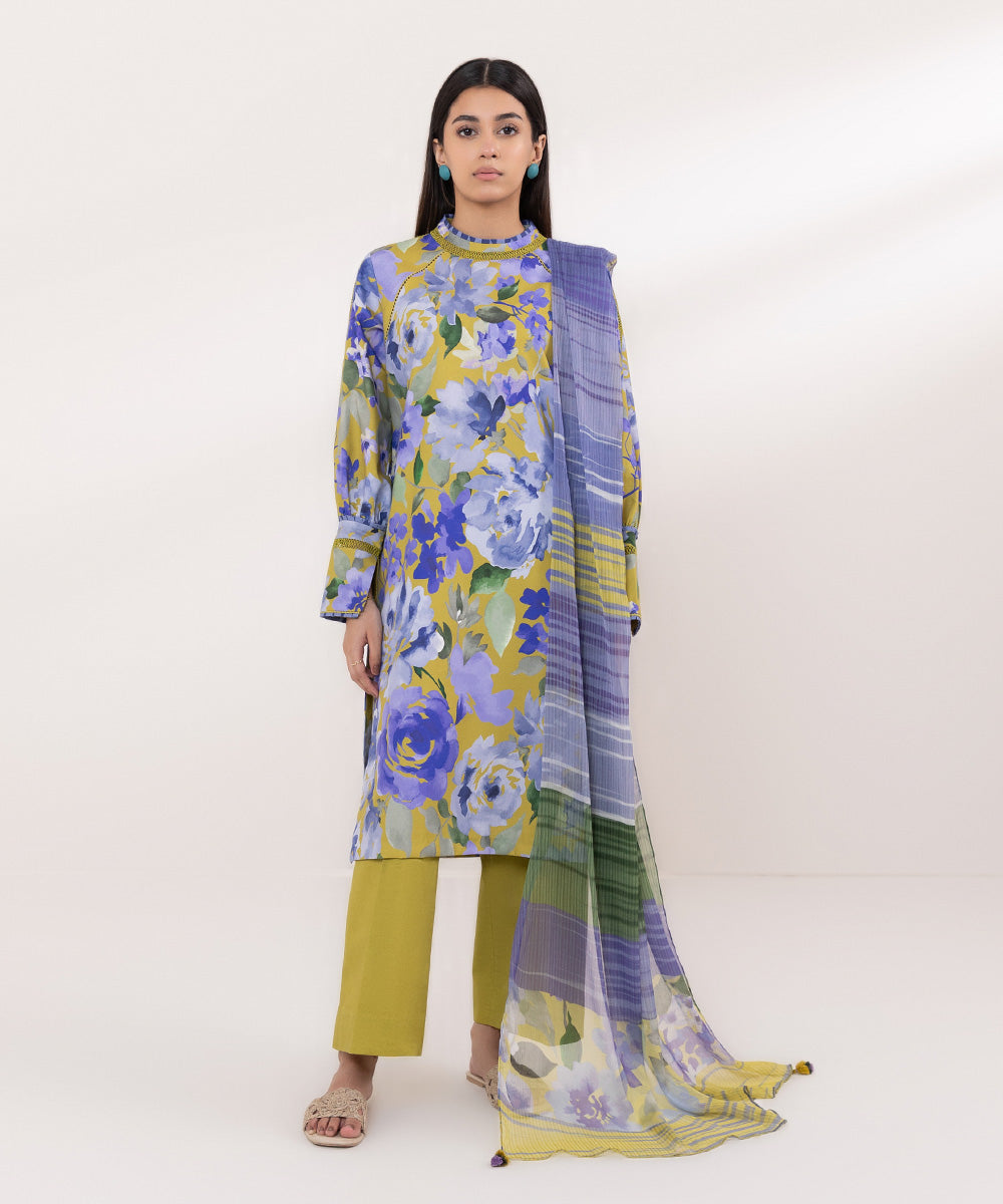 Sapphire | Intermix 2024 | Cambric Suit S-30 - Pakistani Designer Dress - by Sapphire | Type: Casuals - 100% Original at Saira Sultan