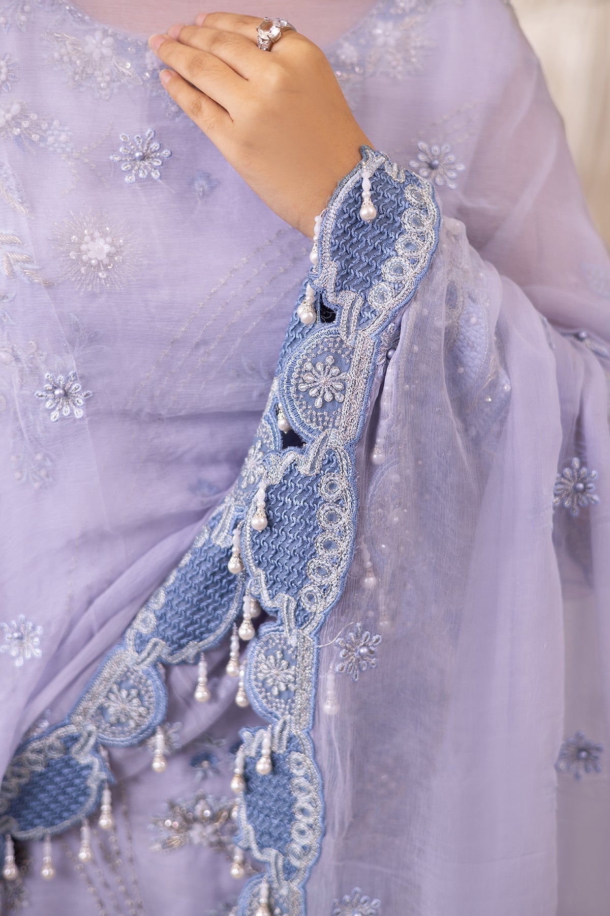 Raeesa Premium | Ada Premium Collection | HU - 43 Aynur L Lilac Organza