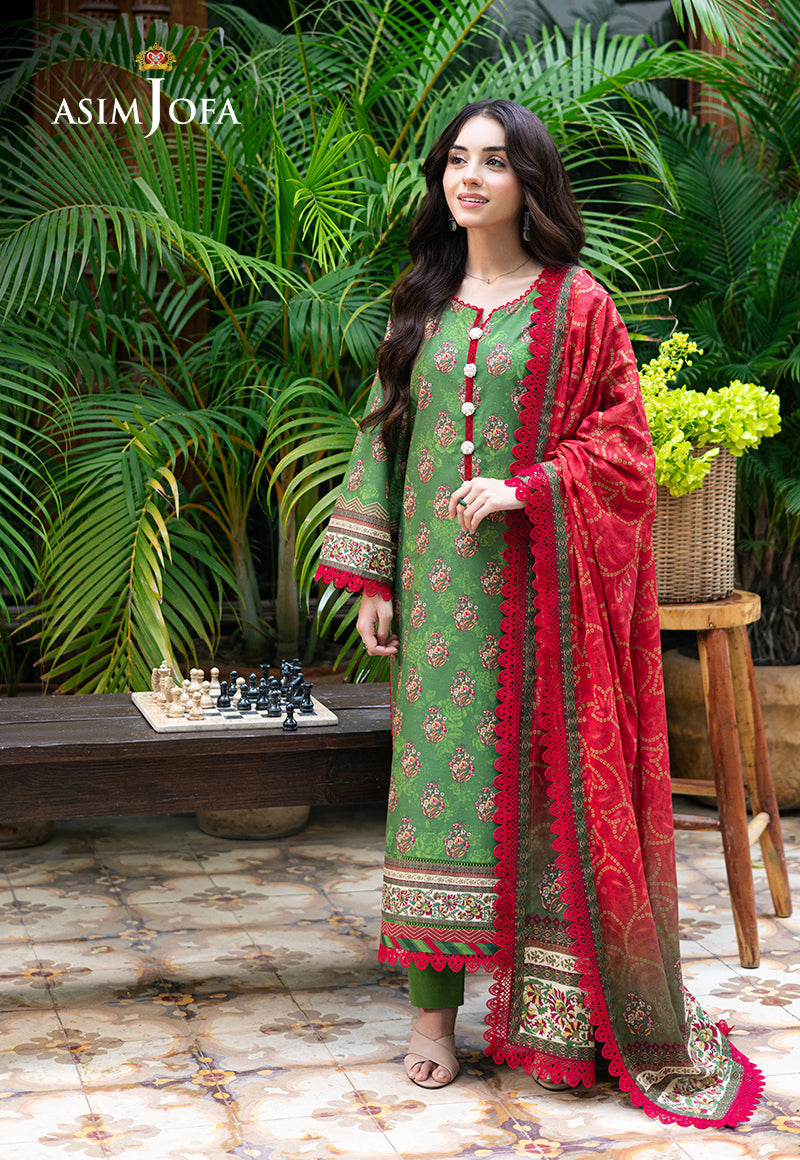 Asim Jofa | Prints Drop 2 | AJUUB-40 S Green Lawn