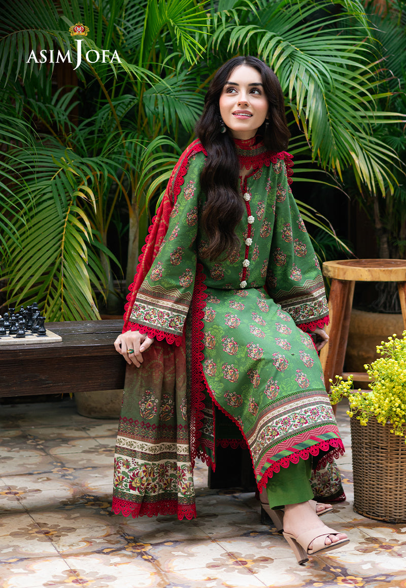 Asim Jofa | Prints Drop 2 | AJUUB-40 XL Green Lawn
