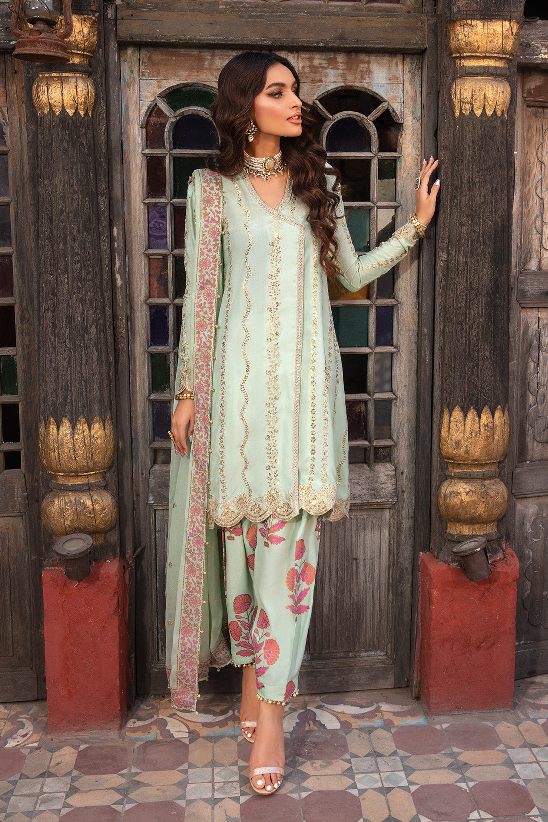 So Kamal | Wedding Festive 24 | SAWARA L Mint Green Grip