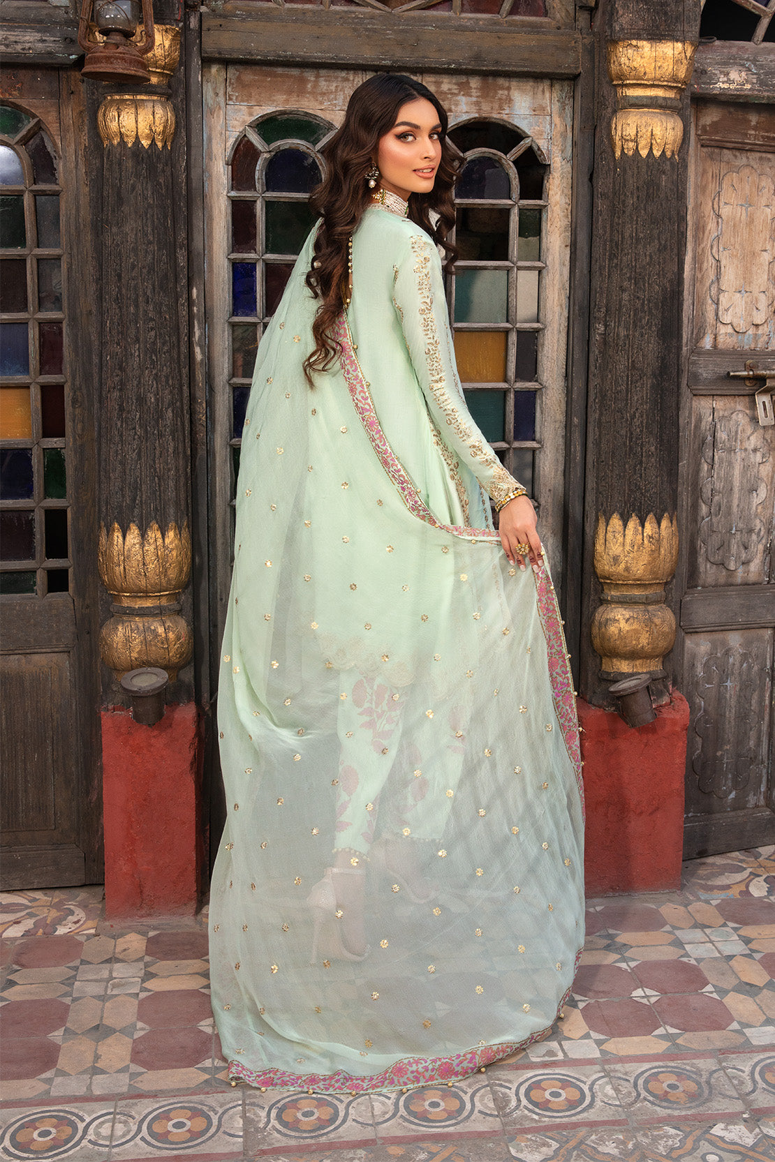 So Kamal | Wedding Festive 24 | SAWARA S Mint Green Chiffon