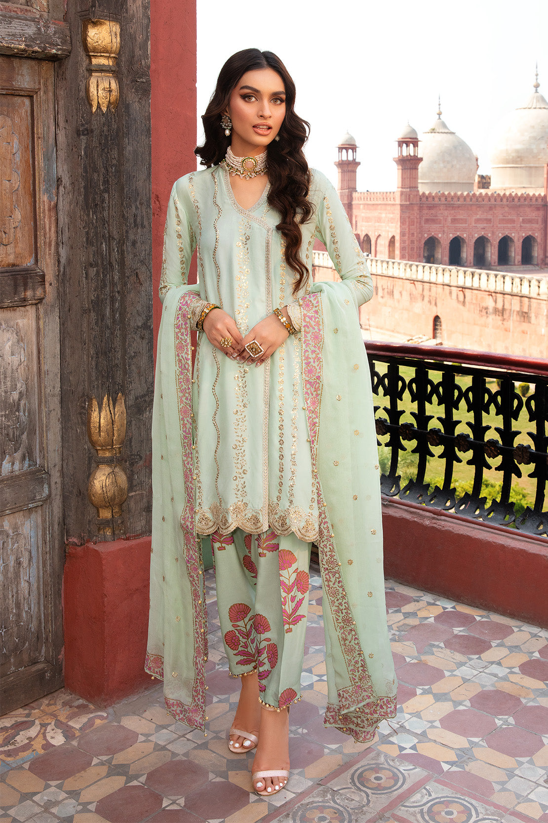 So Kamal | Wedding Festive 24 | SAWARA S Mint Green Grip