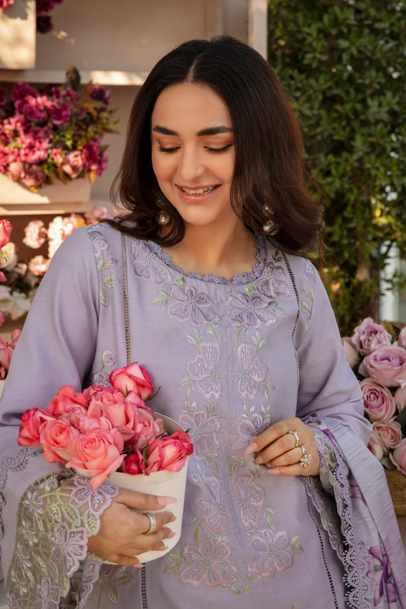 Rangrasiya | Florence Summer Edit 25 | Haneen L Light Lavender Lawn