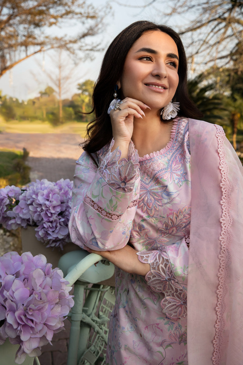 Rangrasiya | Florence Summer Edit 25 | Rania L Pink Lawn