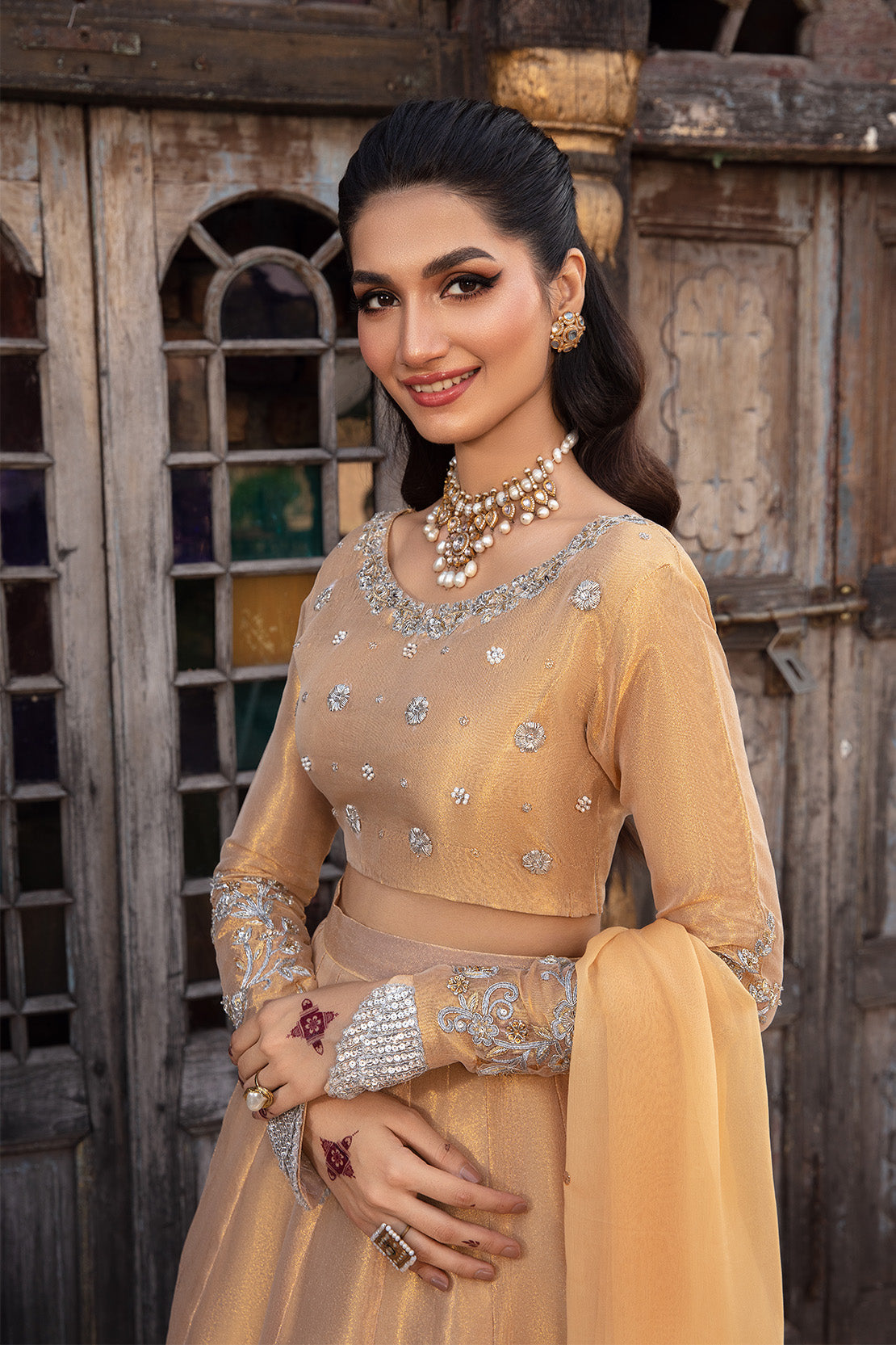 So Kamal | Wedding Festive 24 | MYSTIC M Gold Chiffon