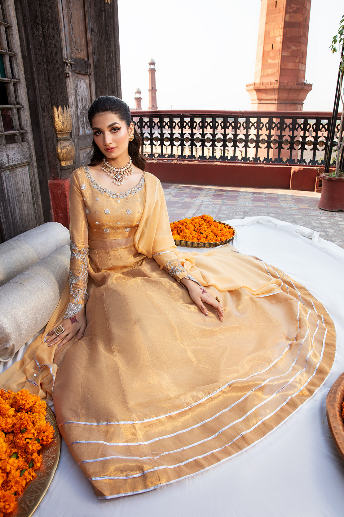 So Kamal | Wedding Festive 24 | MYSTIC L Gold Chiffon