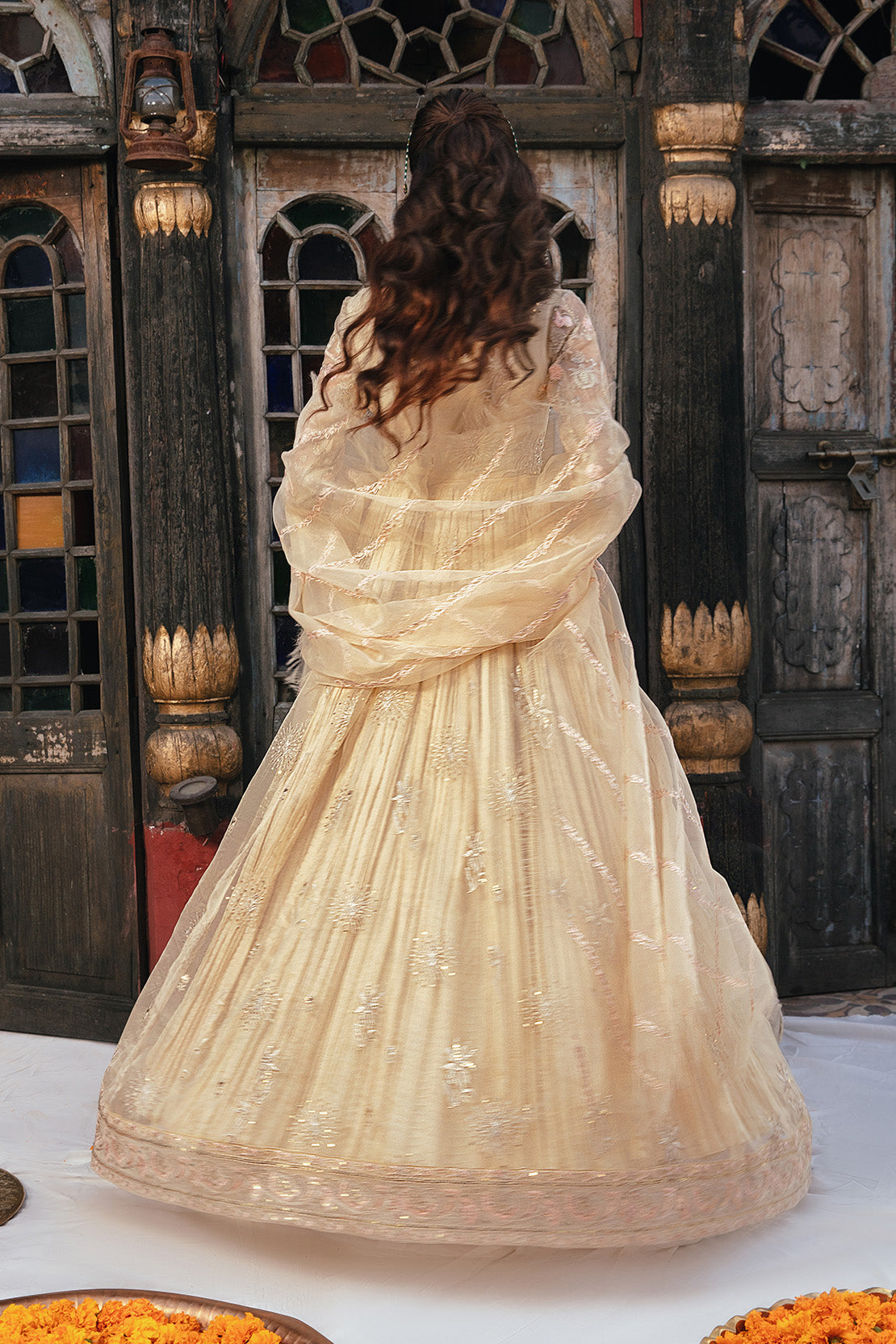 So Kamal | Wedding Festive 24 | ZARQOON M Beige Organza