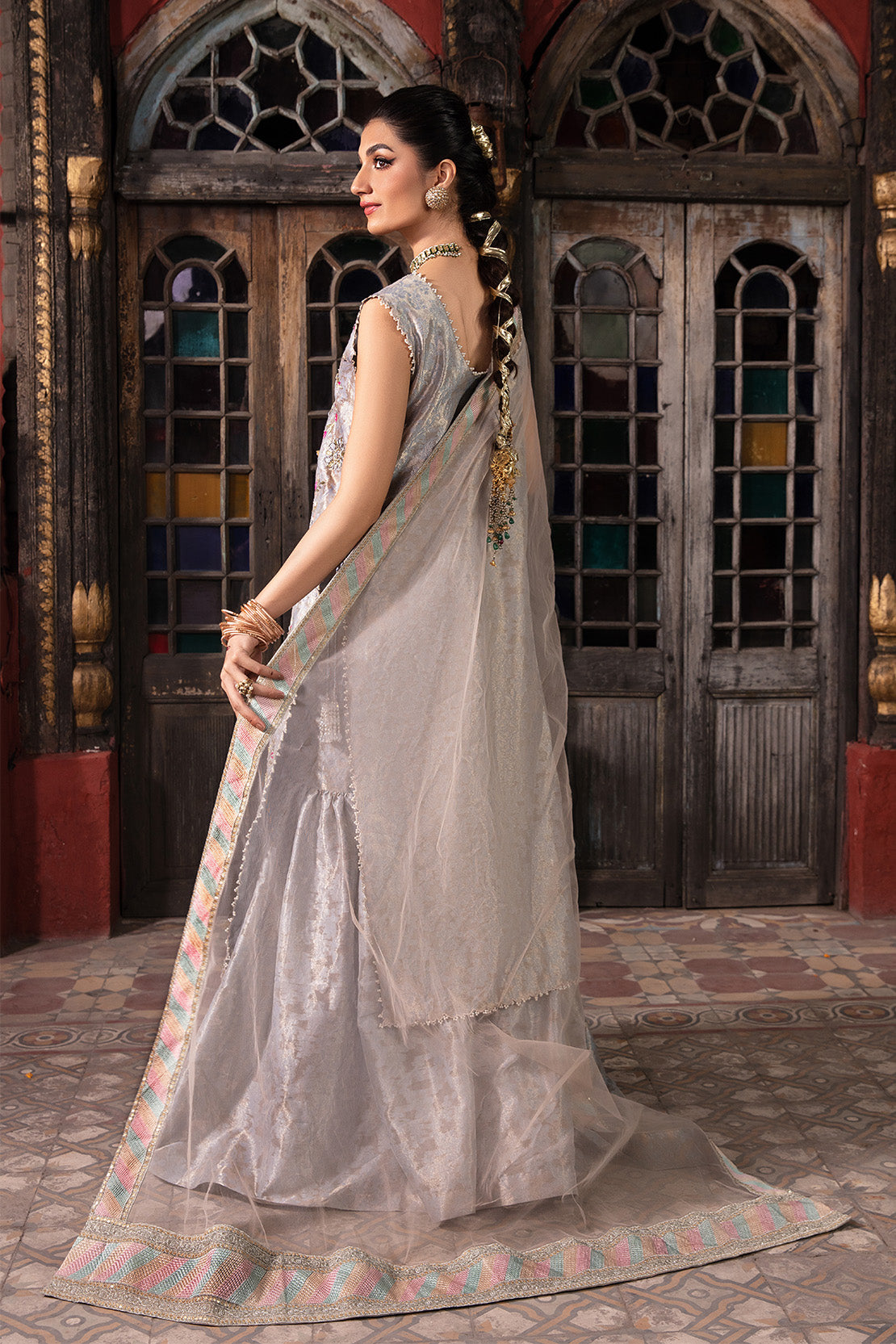 So Kamal | Wedding Festive 24 | SIRAN M Lilac Zari Jamawar