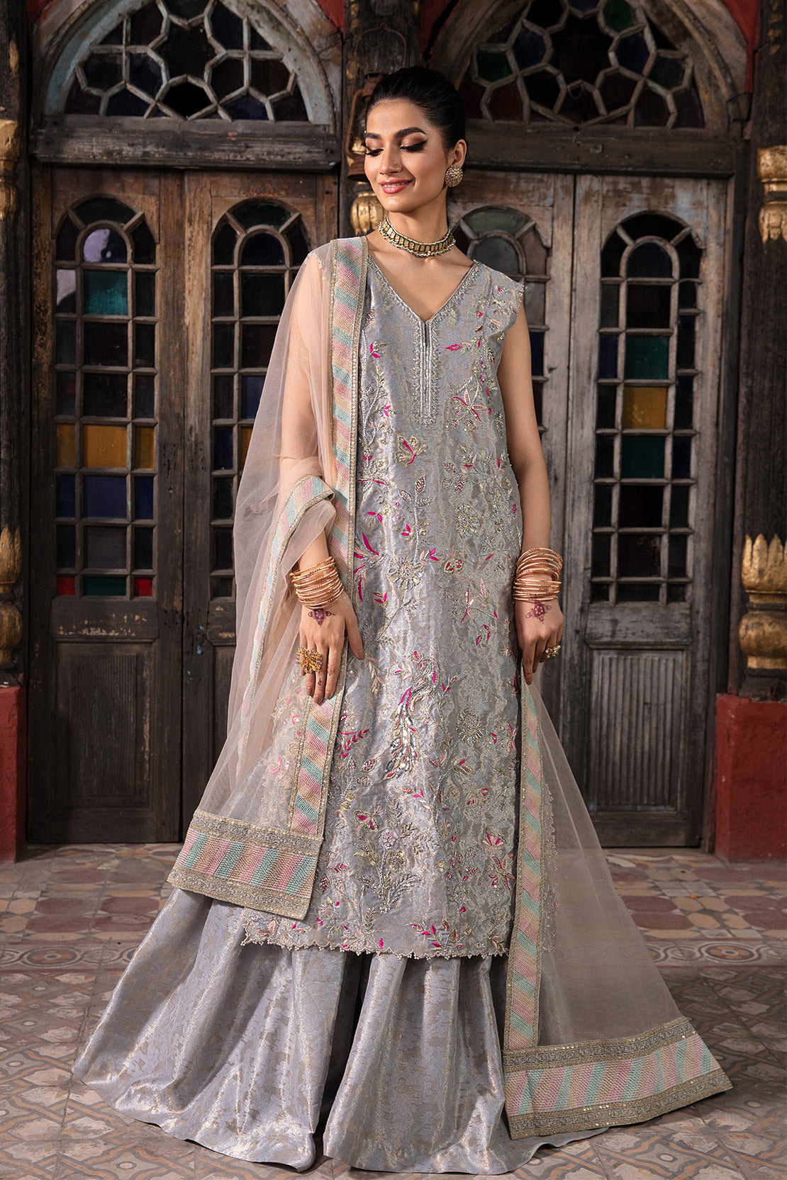 So Kamal | Wedding Festive 24 | SIRAN S Lilac Zari Jamawar