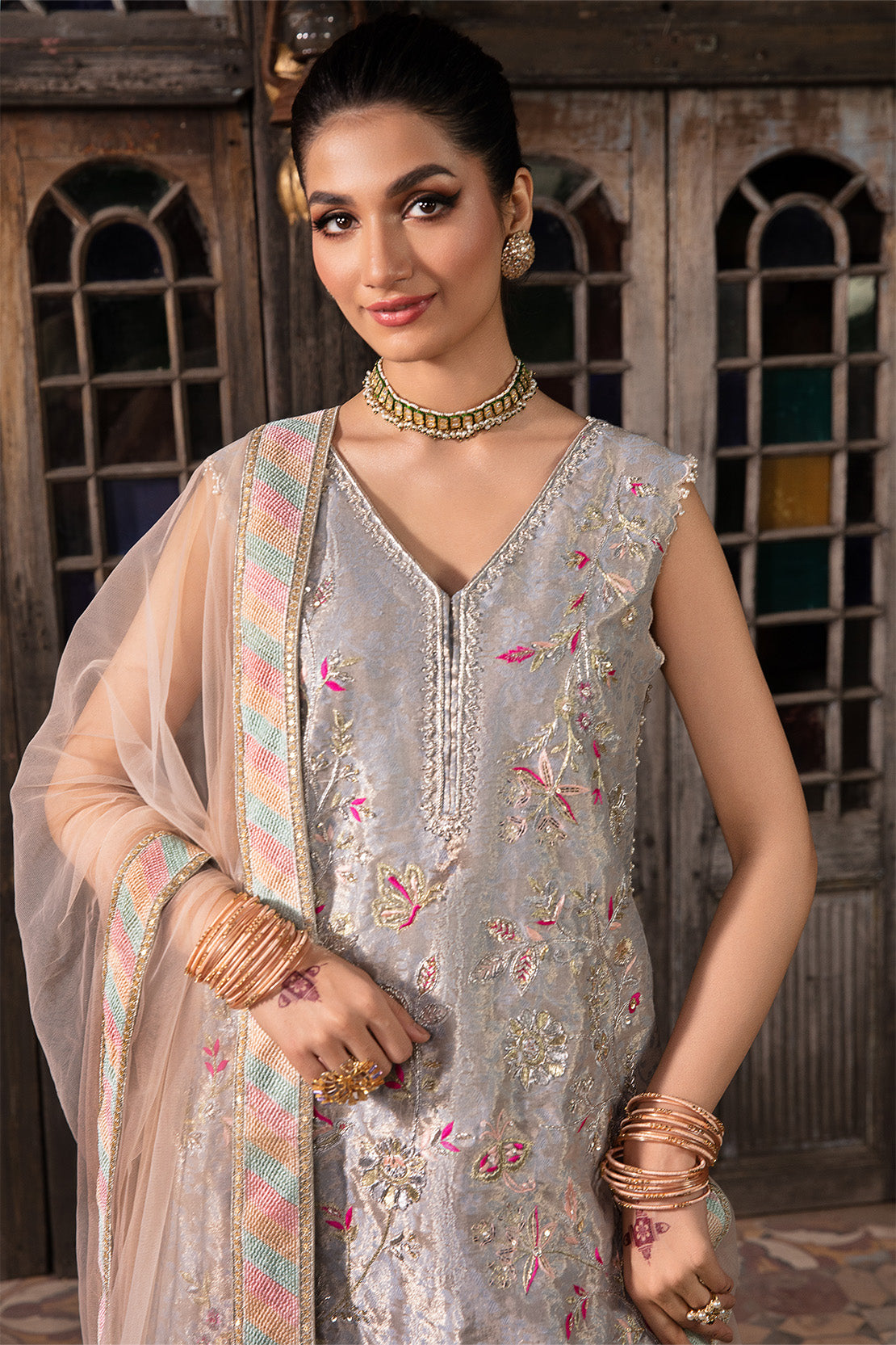 So Kamal | Wedding Festive 24 | SIRAN L Lilac Zari Jamawar