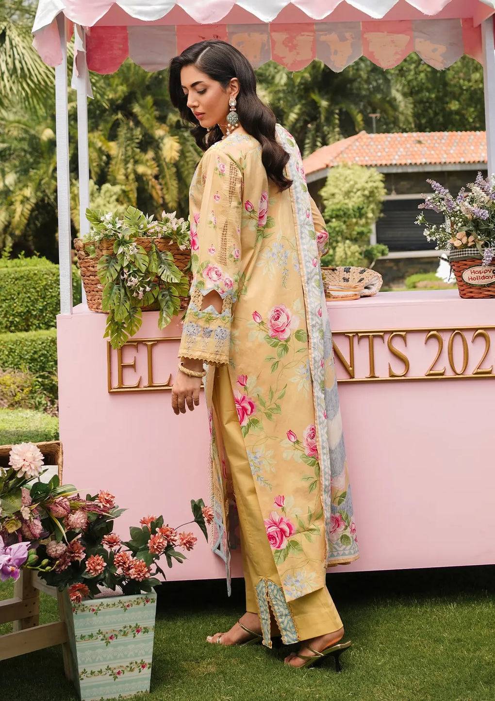 Elaf Premium | Printed Collection 24 | EEP-03A - Citrus Squad - Pakistani Designer Dress - by Elaf Premium | Type: Casuals - 100% Original at Saira Sultan