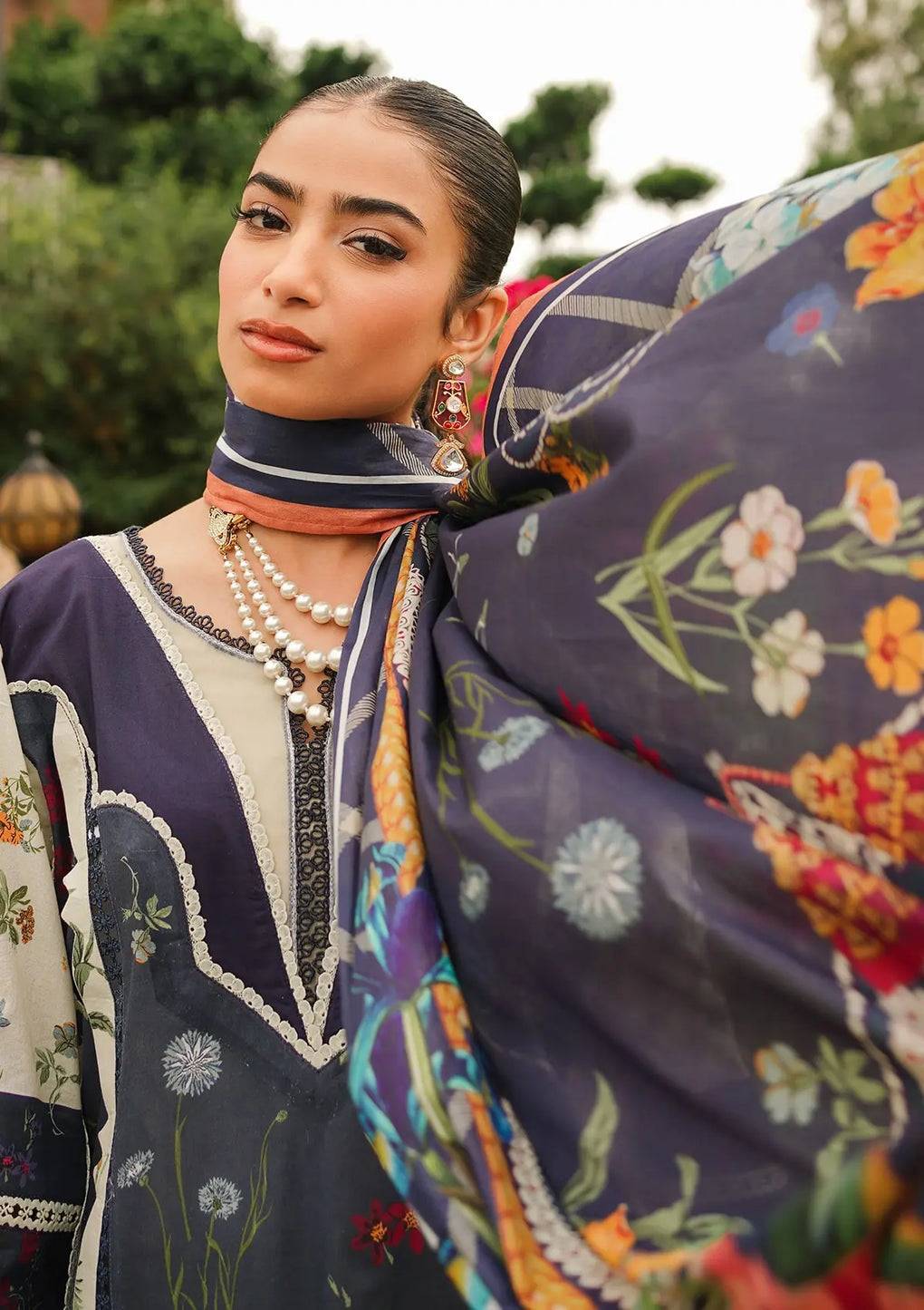 Elaf Premium | Printed Collection 24 | EEP-08B - Breeze Together - Pakistani Designer Dress - by Elaf Premium | Type: Casuals - 100% Original at Saira Sultan