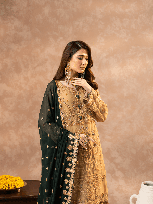 Zebtan | Zeenat Festive Collection | ZN-06 - Pakistani Designer Dress - by Zebtan | Type: Luxury - 100% Original at Saira Sultan