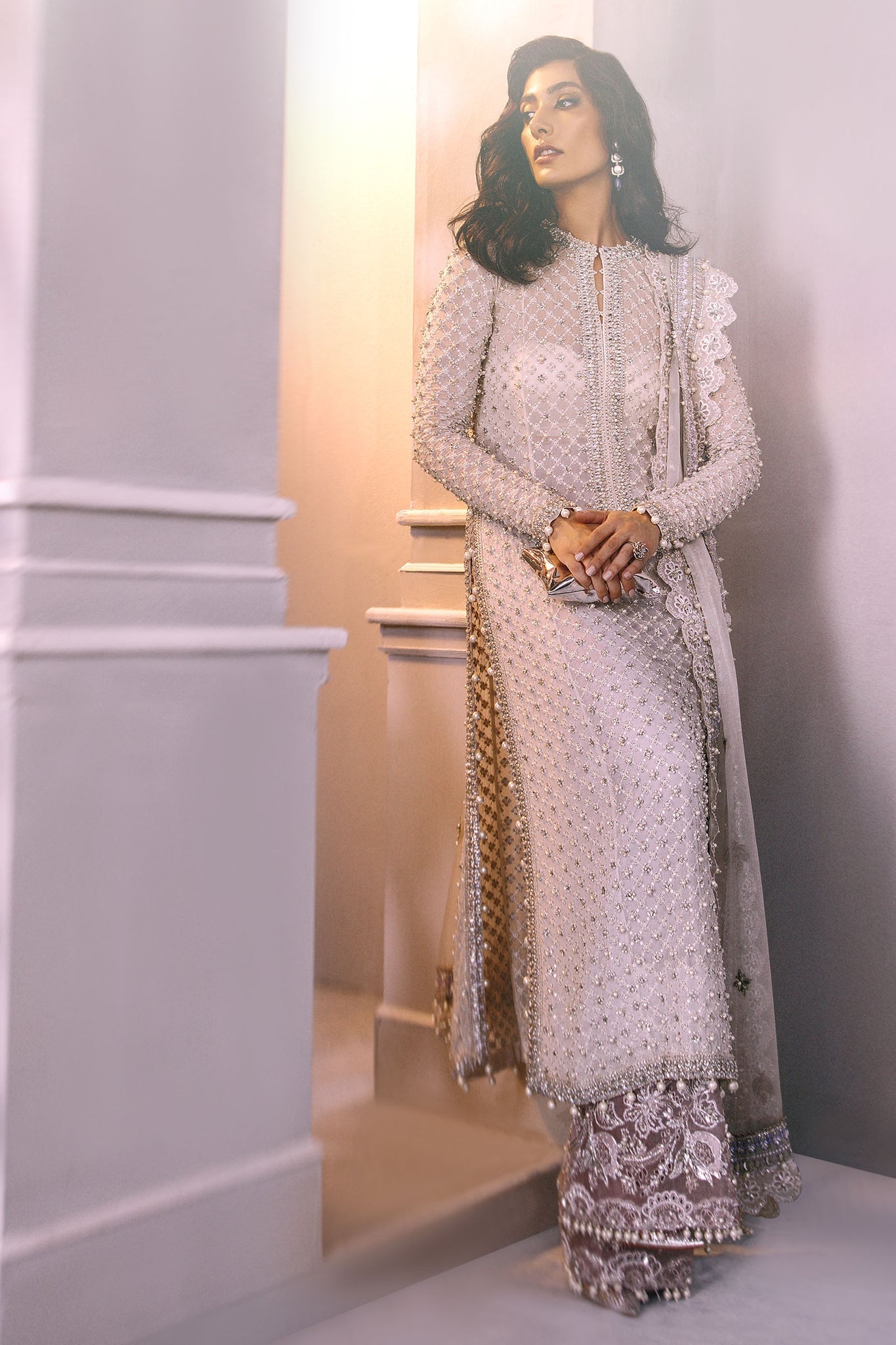Elan | Demi Couture Onirique | PERLE D‰LICATE (EP-20181) - Pakistani Designer Dress - by Elan | Type: Formal - 100% Original at Saira Sultan
