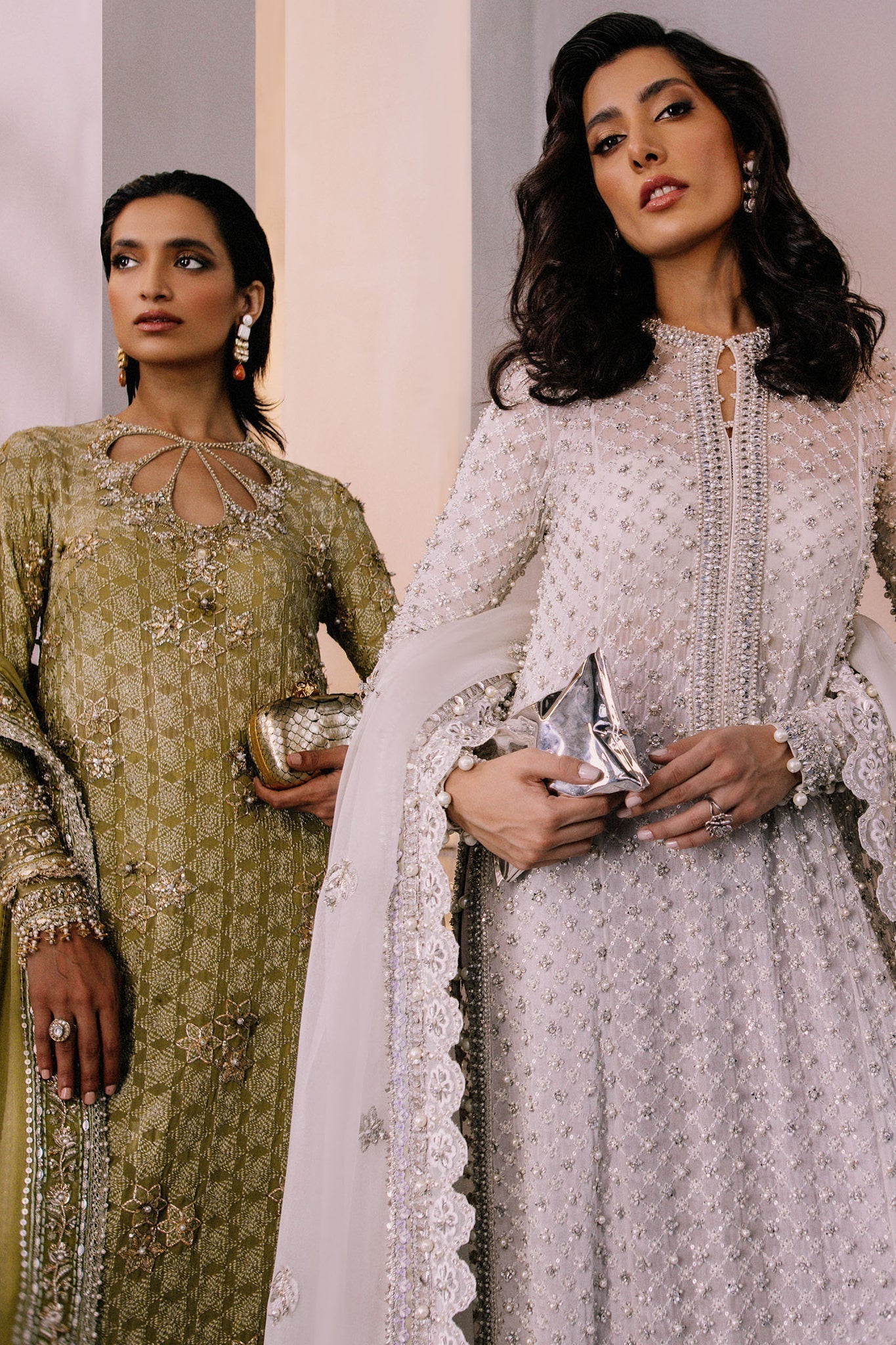Elan | Demi Couture Onirique | PERLE D‰LICATE (EP-20181) - Pakistani Designer Dress - by Elan | Type: Formal - 100% Original at Saira Sultan