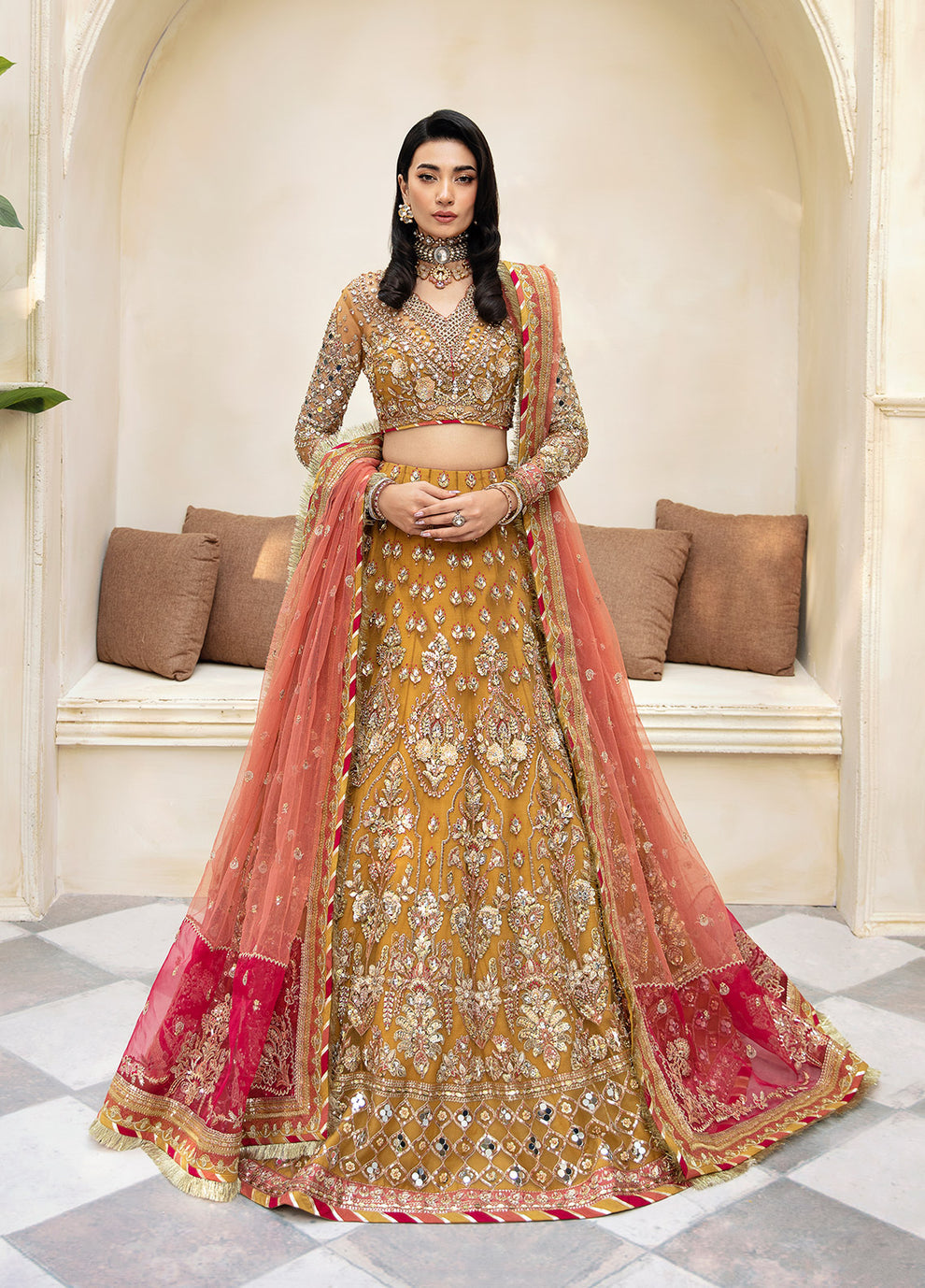 Gulaal | Wedding Formals | Miraas GL-WS-23V1-35 - Pakistani Designer Dress - by Gulaal | Type: Bridal - 100% Original at Saira Sultan