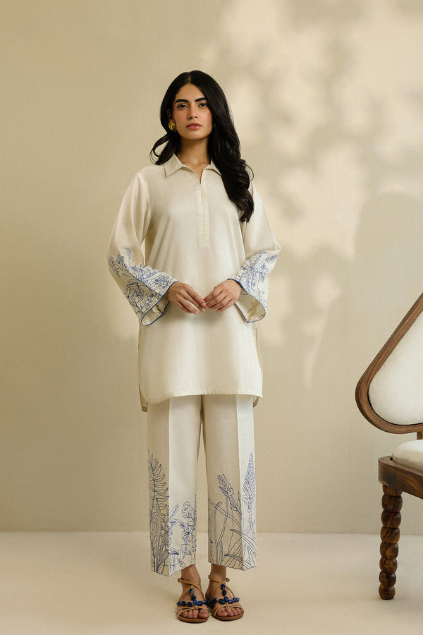 Sahar | Pre Essential Emb Edit | Camellia Pearl - Pakistani Designer Dress - by Sahar - Type : Ladies Clothes - 100% Original at Saira Sultan