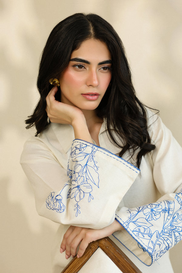 Sahar | Pre Essential Emb Edit | Camellia Pearl - Pakistani Designer Dress - by Sahar - Type : Ladies Clothes - 100% Original at Saira Sultan