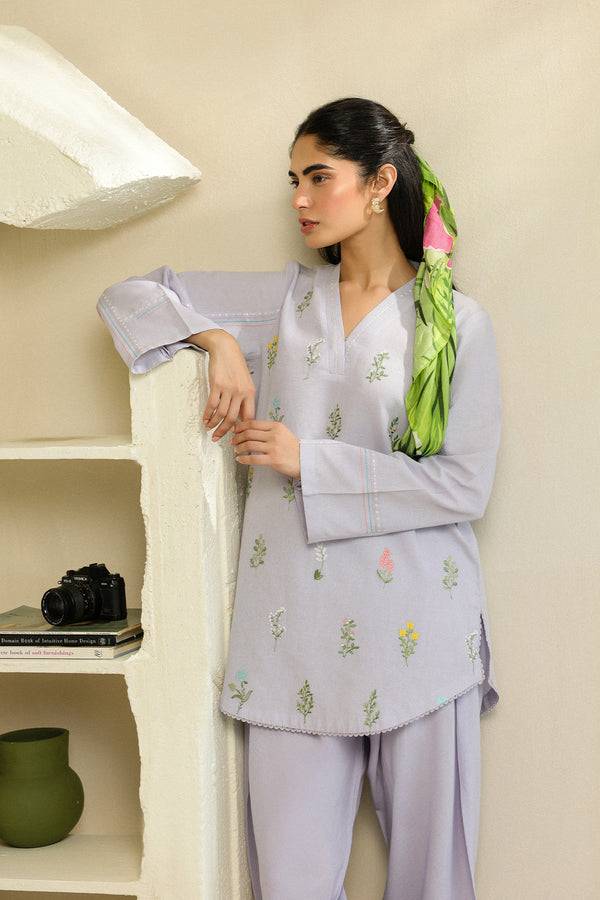 Sahar | Pre Essential Emb Edit | Iris Glow - Pakistani Designer Dress - by Sahar - Type : Ladies Clothes - 100% Original at Saira Sultan