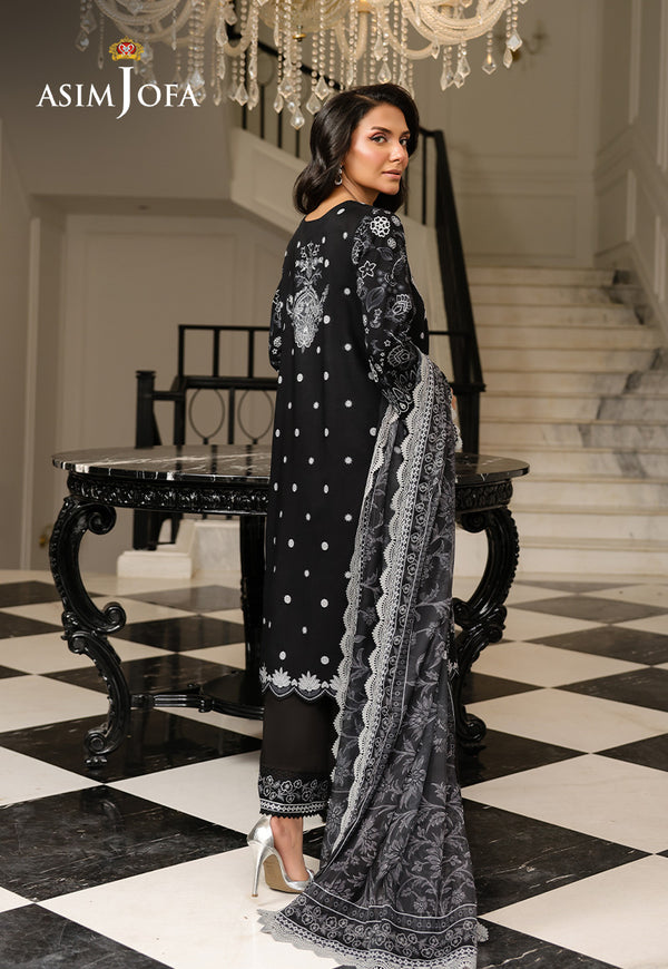 Asim Jofa | Summer Rhapsody | AJMCH-06 EMBROIDERED LAWN - Pakistani Designer Dress - by Asim Jofa - Type : Ladies Clothes - 100% Original at Saira Sultan