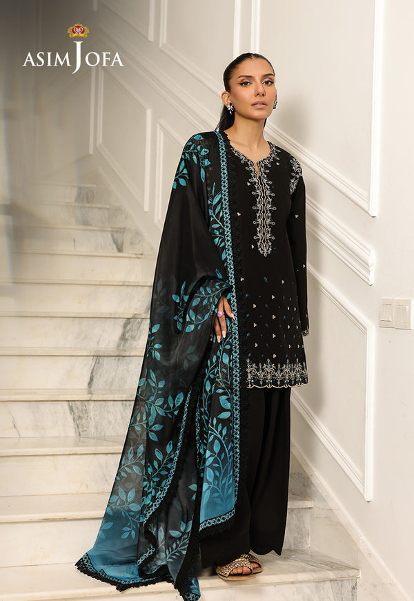 Asim Jofa | Summer Rhapsody | AJMCH-01 EMBROIDERED CAMBRIC - Pakistani Designer Dress - by Asim Jofa - Type : Ladies Clothes - 100% Original at Saira Sultan