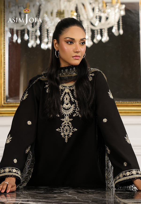 Asim Jofa | Summer Rhapsody | AJMCH-09 EMBROIDERED CAMBRIC - Pakistani Designer Dress - by Asim Jofa - Type : Ladies Clothes - 100% Original at Saira Sultan