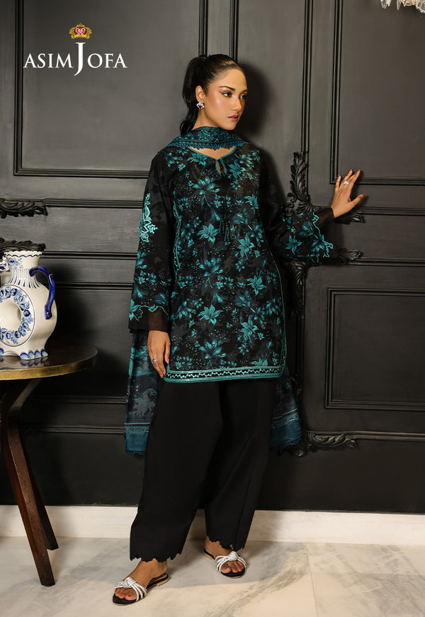 Asim Jofa | Summer Rhapsody | AJMCH-05 EMBROIDERED LAWN - Pakistani Designer Dress - by Asim Jofa - Type : Ladies Clothes - 100% Original at Saira Sultan