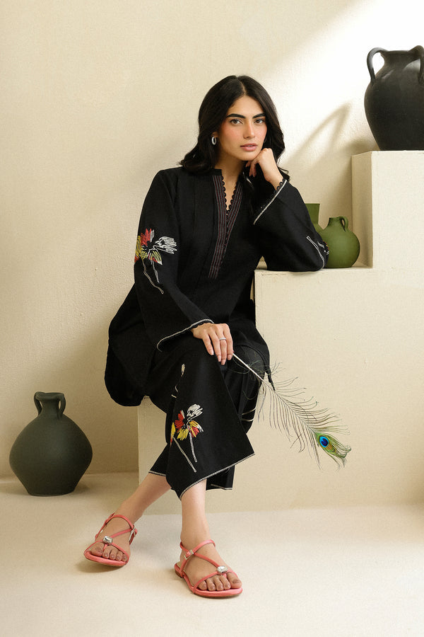 Sahar | Pre Essential Emb Edit | Night Jasmine - Pakistani Designer Dress - by Sahar - Type : Ladies Clothes - 100% Original at Saira Sultan