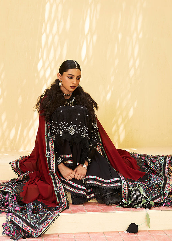 Suffuse | Eid Lawn 25 | KIRAN M Black Lawn