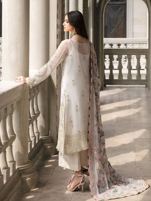 Gulaal | Embroidered Chiffon | CEMILE 03 - Pakistani Designer Dress - by Gulaal | Type: Luxury - 100% Original at Saira Sultan